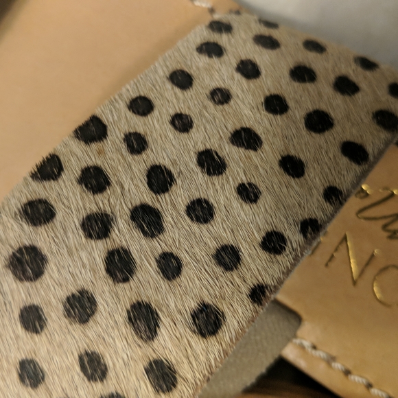 Calf hair slides sandals size 7 NWOT - Picture 9 of 9